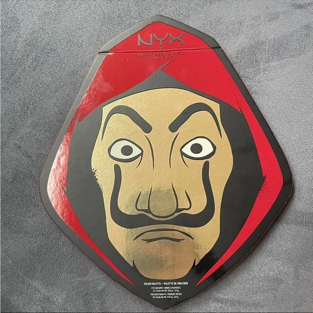 RARE NYX x Money Heist (La Casa de Papel) 32 Pan Mask Eyeshadow Palette